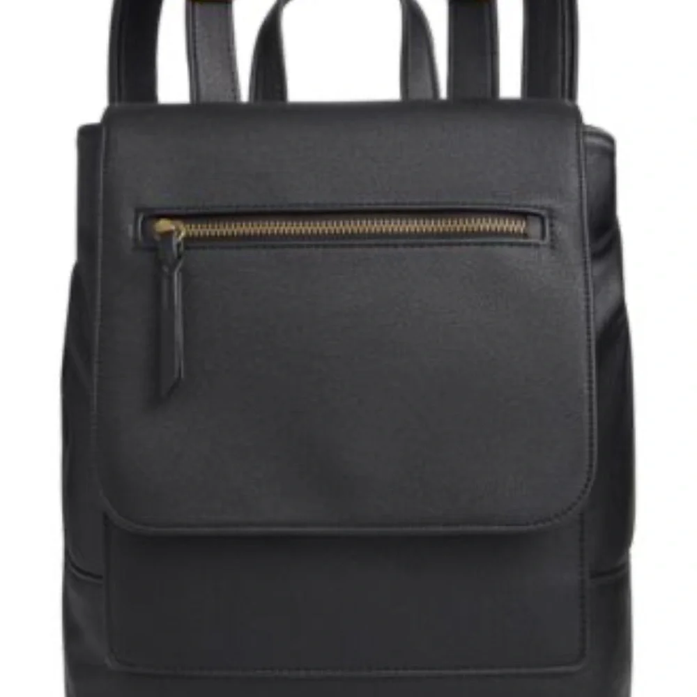 Style & Co. Black Backpack with Gold Accent